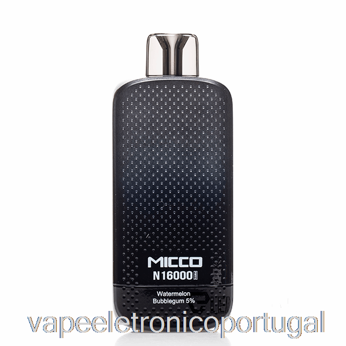 Vape Eletrônico Horizontech Micco N16000 Chiclete Melancia Descartável